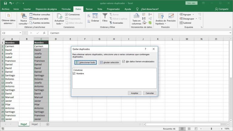 Truco Excel: Oculta celdas repetidas y simplifica tus hojas en 3 pasos