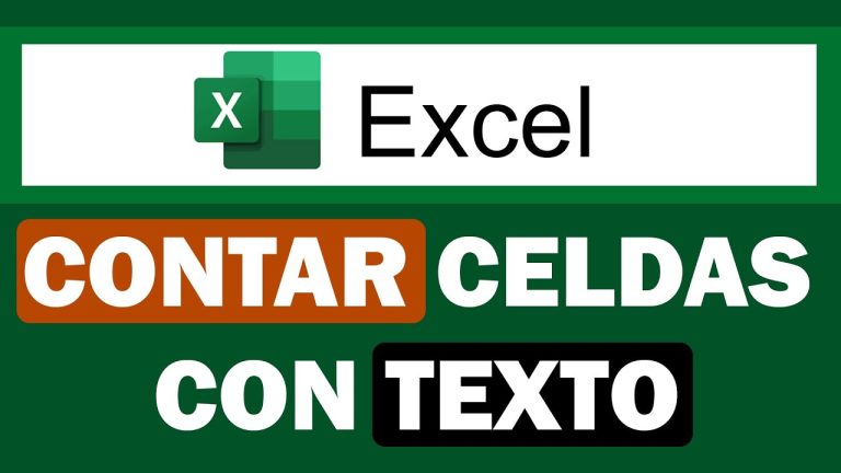 Descubre la efectiva fórmula Excel para contar celdas con texto
